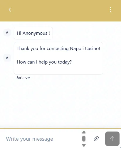 Casino Napoli support